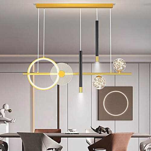 neu esszimmer kronleuchter nordisch minimalistisch streifen kreativ himmel stern modern einfach esszimmer kronleuchter licht Image