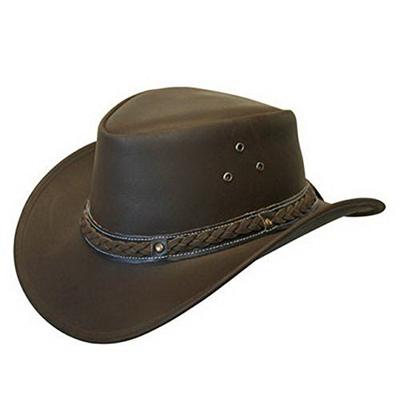 Cowboy Outback Australischer Buschhut aus echtem Leder Image