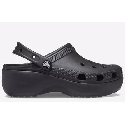 Crocs Damen Classic Platform Clog Schwarz