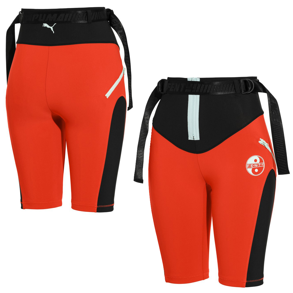 Puma x Fenty Rote Biker -Shorts - Frauen Image