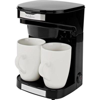 Nedis KACM140EBK Kaffeemaschine Schwarz Fassungsvermögen Tassen=2 Image