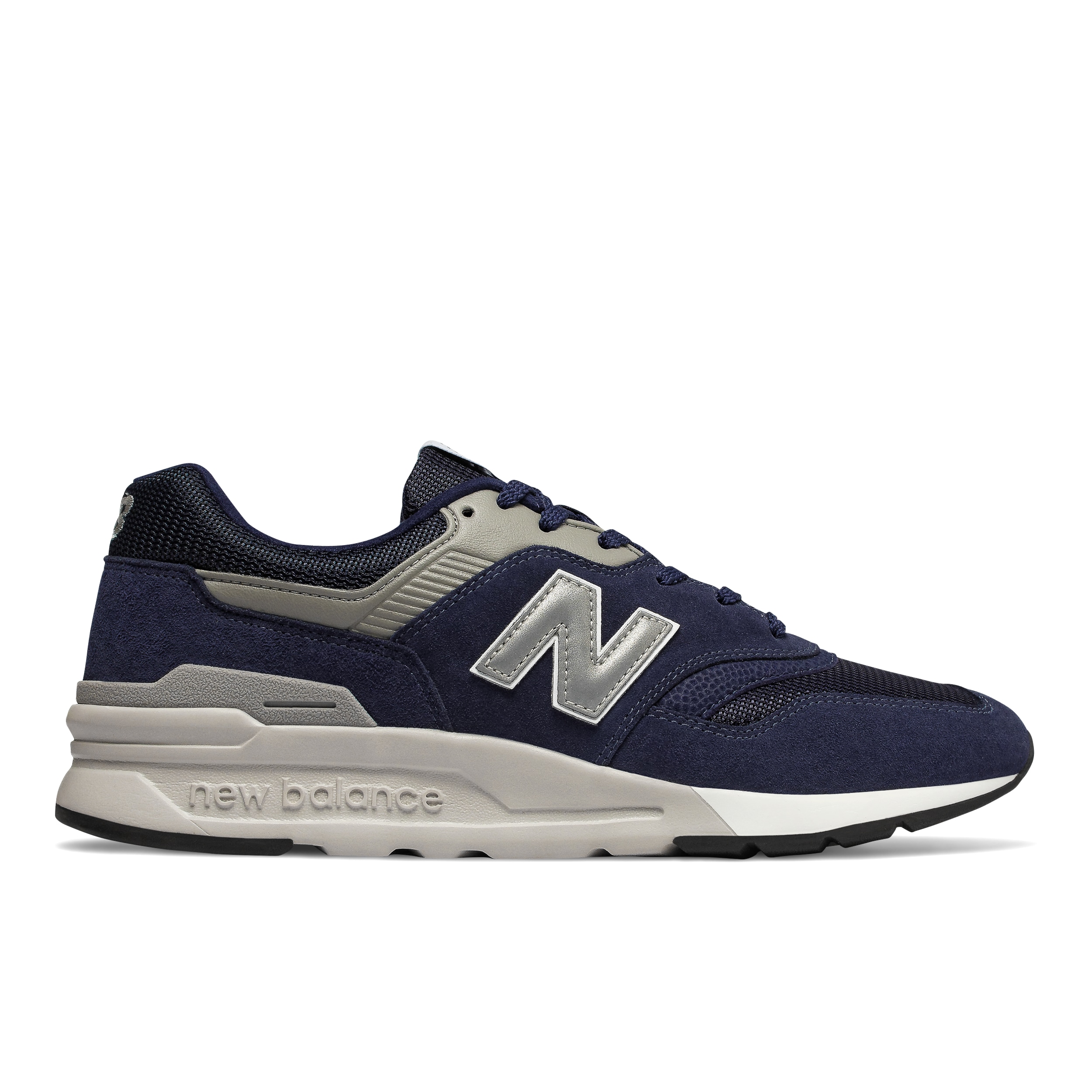 Sneaker NEW BALANCE "997H", Herren, Gr. 42, blau (navy), Leder, Schuhe Sneaker