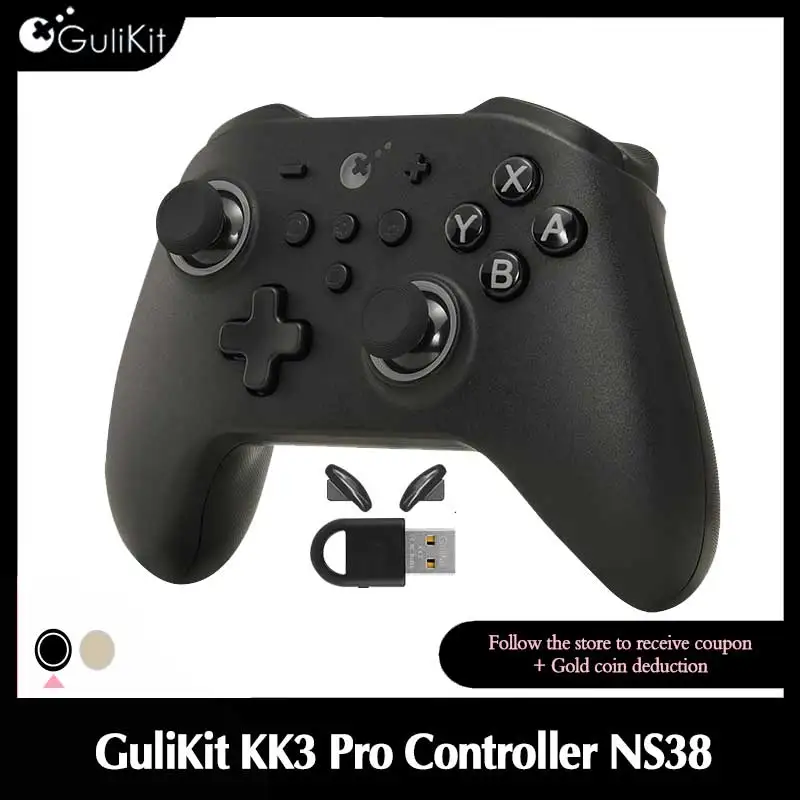 GuliKit KK3 Pro Controller KingKong 3 Gamepad NS38 mit Hall-Effekt-Joysticks und Auslöser für Windows Nintendo Switch Android iOS Image