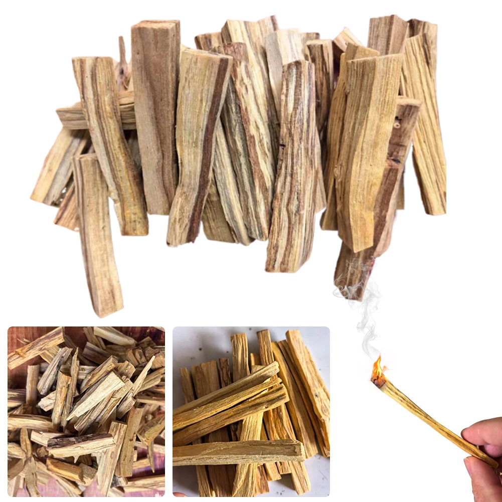 1-10 stücke palo santo natürliche Räucher stäbchen Holz verschmieren Stick für Indoor Reinigung Yoga Heilung Aroma therapie brennen Holz streifen Image