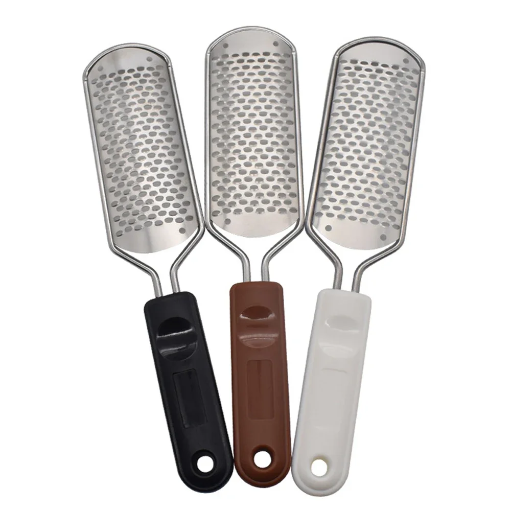 File Pedicure Stainless Steel Foot Scrubber Heel Callus Dead Skin Remover Exfoliating Professional Feet Care Tool Pedicure