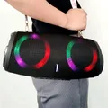 Altoparlante Bluetooth portatile impermeabile da 100 W ad alta potenza RGB Subwoofer wireless a luce colorata 360 Stereo Surround TWS FM Boom Box