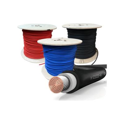 Solarkabel Meterware 4mm², 6mm² H1Z2Z2-K Solarleitung rot schwarz blau 5m 500m 10m 4mm² Rot Image