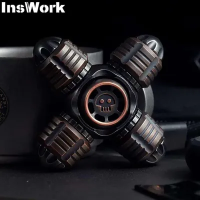 STOCK Black Mirror Original Corn Multi-combination Fingertip Top Limited Edition Metal Finger