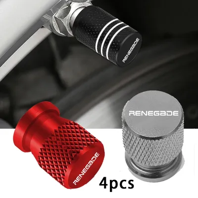 Car Wheel Tire Valve Caps Tyre Stem Covers Airdust Waterproof For Jeep Renegade Auto Accessories