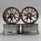 4pcs 3/6/9mm Offset RC Car 1/10 Scale Plastic Wheels Rims Drift On road Touring Model Hobby