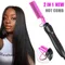 Hair Straightener Flat Irons Straightening Brush Hot Heating Comb Hair Straight Styler Corrugation