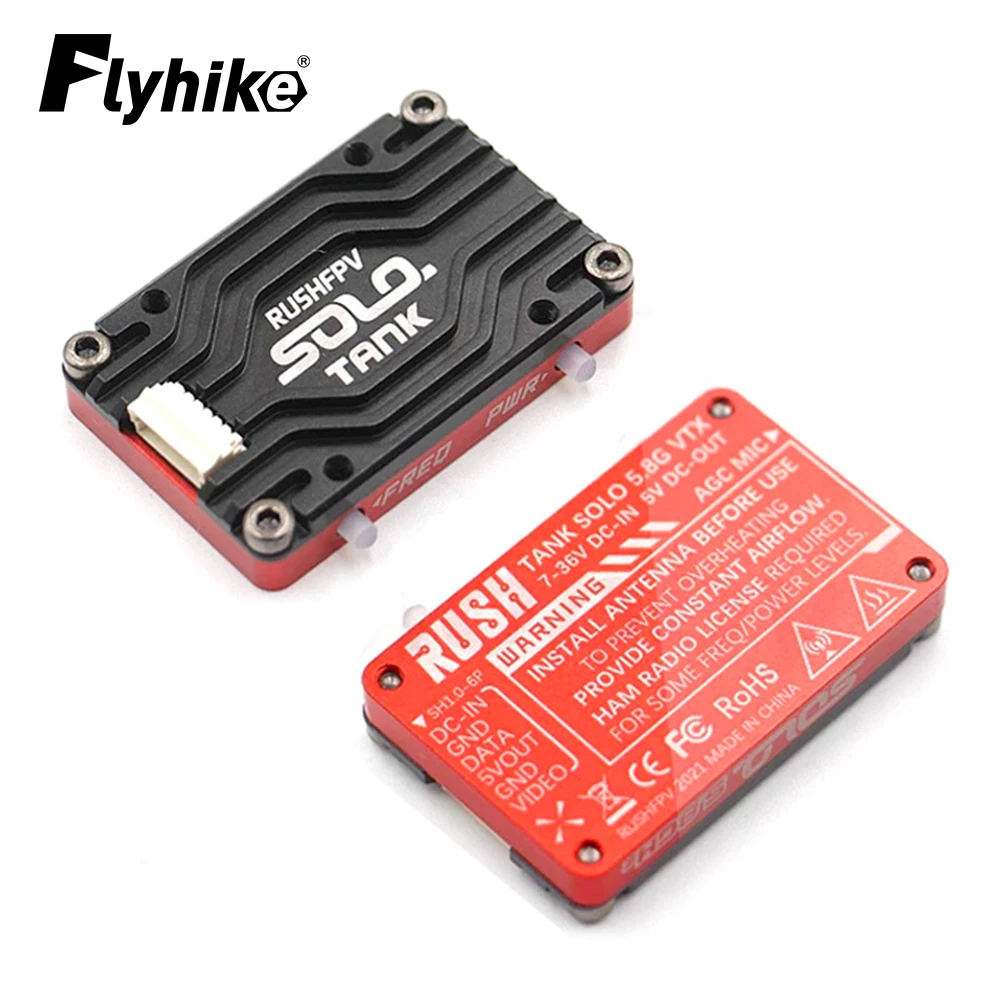 RUSH Solo Tank 5,8G VTX Video Sender CNC shell 1,6 W High Power Integrierte Mikrofon Wärmeableitung Struktur für RC FPV Image