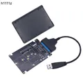 Custodia adattatore USB mSATA M2 SSD Externo USB 3.0 da M.2 a USB mSATA SSD M2 SSD a USB3.0 Convertitore Riser Custodia da 2,5" Adattatore USB 3