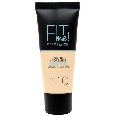 Maybelline Fit Me Matte & Poreless Foundation 110 - PORCE 30 ml Nude Image