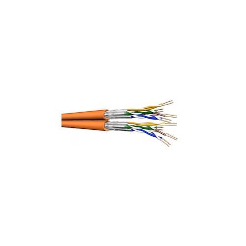 Draka Duplex-Verlegekabel UC900 HS23, Cat 7, S/FTP, PiMF, LSZH, orange, 100m