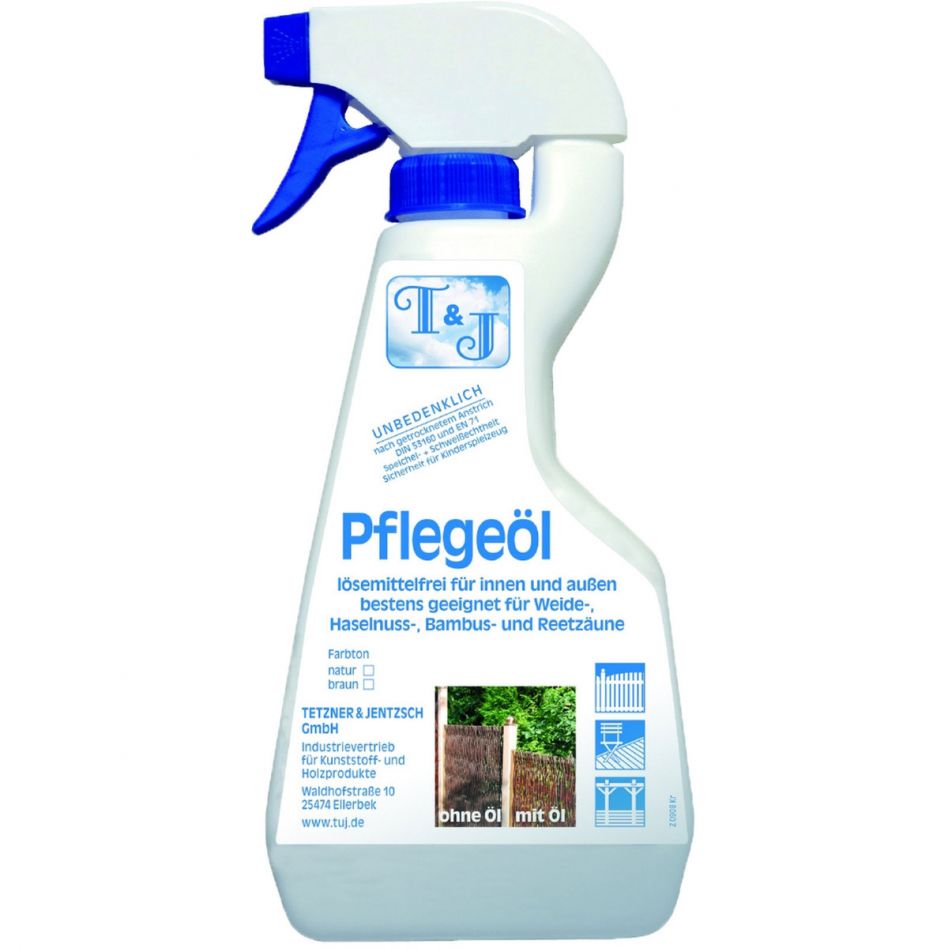 T&J Pflegeöl für Weide-, Haselnuss-, Bambus- und Reetzäune Image