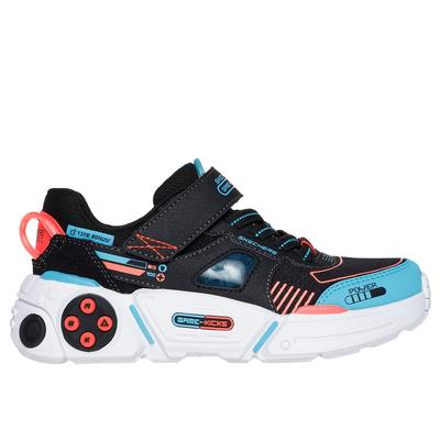 Skechers Boy's Game Kicks: Gametronix 2.0 Sneaker | Size 2.5 | Black | Synthetic/Textile | Machine Washable