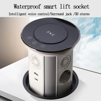 EU Standard intelligente elektrische Hub steckdose ip65 wasserdichte drahtlose Desktop-USB-Lade Image