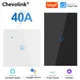 40A Tuya Smart Wifi Scaldabagno Caldaia Touch Interruttore a parete Condizionatore d'aria Temporizzazione della luce App UE Us Brasile per Alexa Google Home