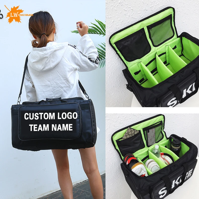 Borsa da basket sportiva personalizzata borsa da viaggio di grande capacità borsa da calcio con logo personalizzato stampato