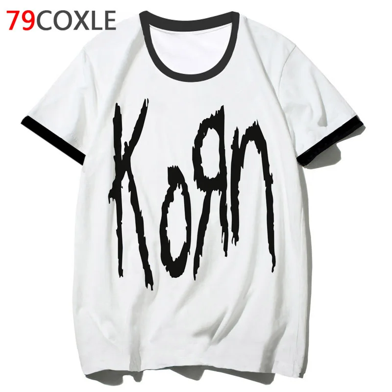 Korn T-Shirt Top Hip männlich T-Shirt lustige Kleidung Harajuku Schule T-Shirt Männer 2019 Hop für T-Shirt Streetwear F2559