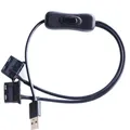 Cavo di alimentazione per ventola Molex da USB a grande 4 Pin cavo adattatore per custodia per