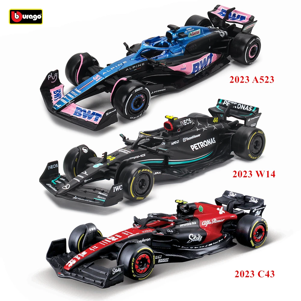 Bburago 1:43 new f1 alpine f1 team a523 31 # esteban w14 c43 formel one legierung super spielzeug druckguss automodell Image