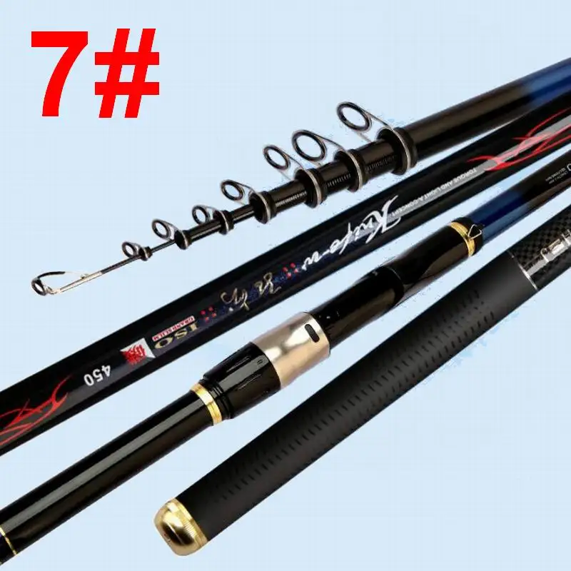 ZZ245 Canna da pesca Geegan H Fast Rock Punta in fibra di carbonio 2 mm 2,7 m 3 m 3,6 m 3,9 m 4,5 m 5,4 m 6,3 m