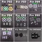 Für ps4 JDM-001/010 JDS-030/040/050/055 silikon leitender gummi knopf d pad für ps5 ps4 pro ps3 ps2 psp1000 controller