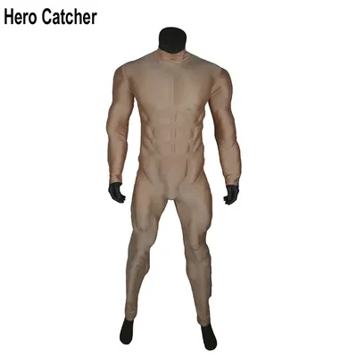 Hero Catcher Top Qualität Haut Muskel Outfit Relief Muskel Polsterung Muskel Kostüm Für Männer Unter Image