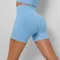 Gerippte Sports horts nahtlose Yoga-Shorts Fitness hoch taillierte enge Hosen Frauen Fitness studio