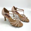7,5 cm ferse Elegante Latin Dance Schuhe Für frauen Salsa schuhe practice schuhe komfortable latin schuhe MS6256LPP niedrigen ferse verfügbar