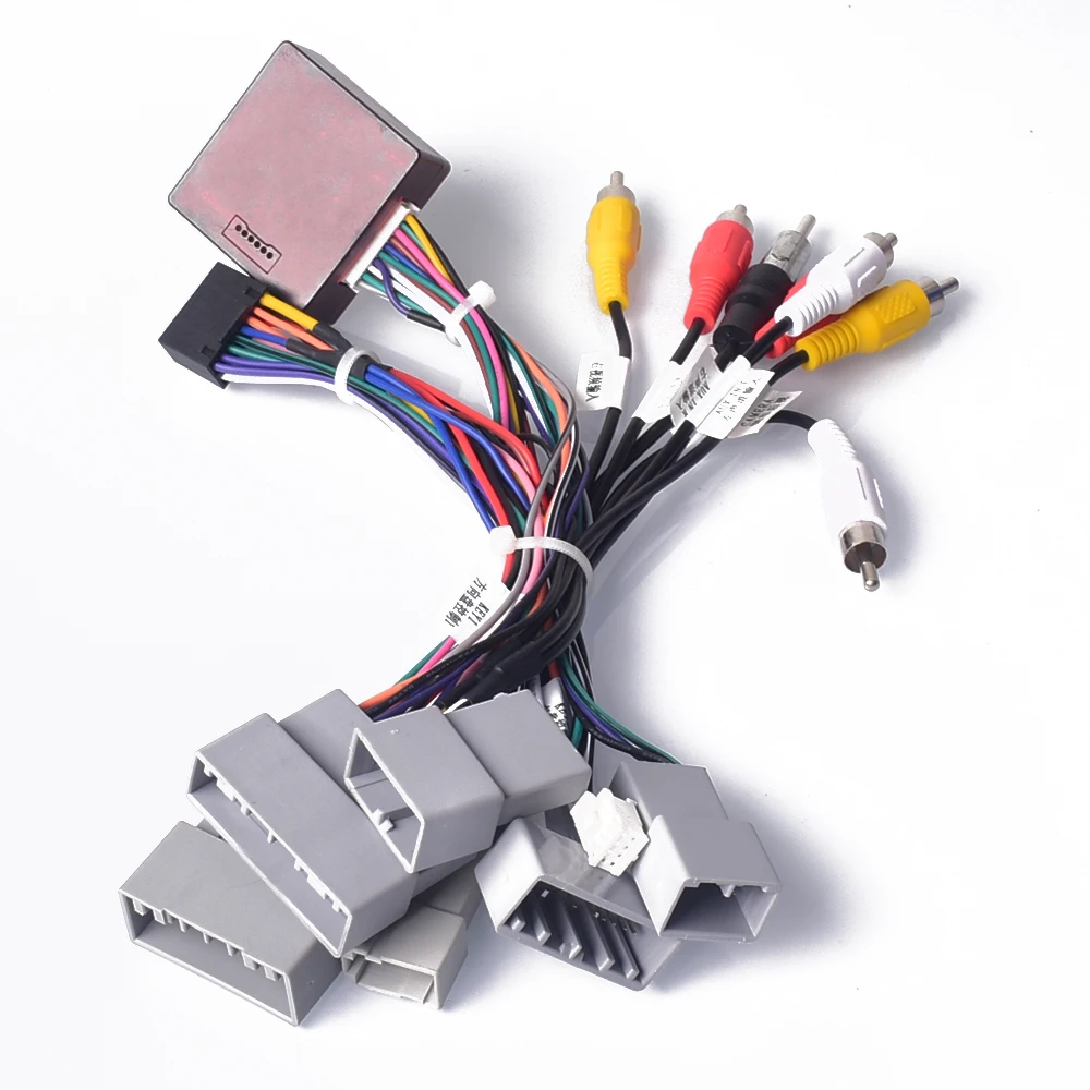 Auto Radio Stereo Kabelbaum Kabel Adapter Android 16pin Für Honda Civic CRV 2016-2019 Canbus lenkrad-steuerung Image