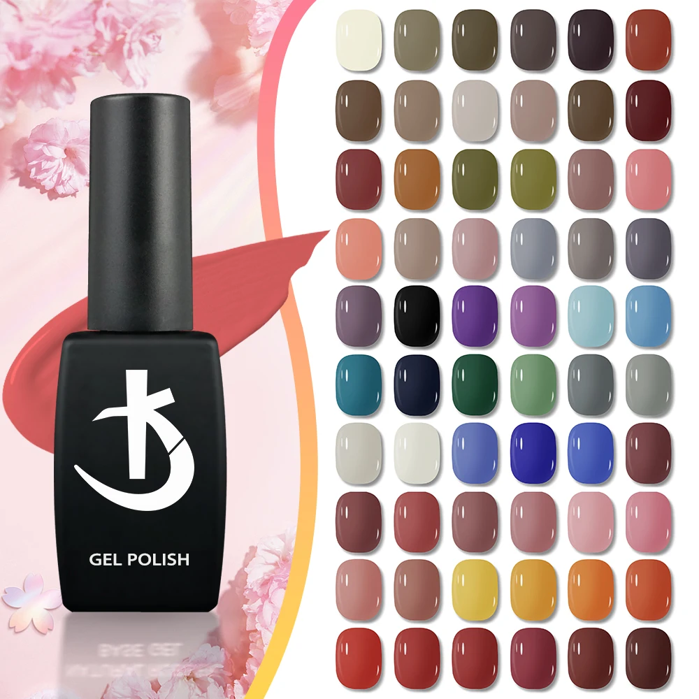 KODI JYJ Klassische Gel-Lacke für Nägel, 12 ml, semi-permanenter UV-LED-Gel-Nagellack, Maniküre, 60 Farben, Hybrid-Emaille-Gellac. Neueste