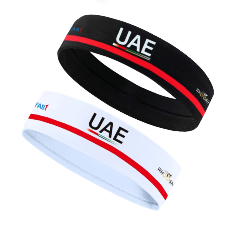 Neues, schnell trocknendes, atmungsaktives Antitranspirant-Band 2025, UAE Team-Radsport-Stirnband für Herren und Damen, Outdoor-Runing, sportliche Kopfbedeckung Image