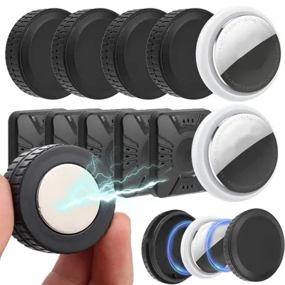 For Apple Airtag Magnetic Case Car Bike Motorcycle GPS Tracker Locator For Air Tag Airtags Protector Cover Waterproof Sleeve