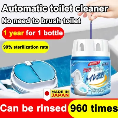 Box Toilet Cleaner Removing Stains Automatic Toilet And Cleaning Color Blue Tank Cleaner Bathroom