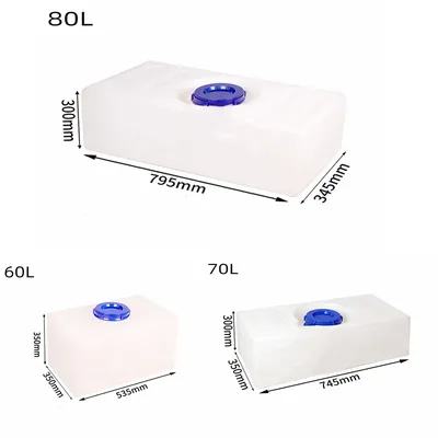 60L/70L/80L/100L RV Professional Fresh Water Holding Tank Water Tank Transformation Horizontal Car Water Tank Plastic Bucket