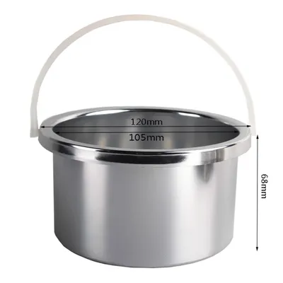 Wax Warmer Inner Pot, Movable Depilatory Wax Machine Inner Pot Hot Wax Warmer Replacement Pot for Hair Remover Machine