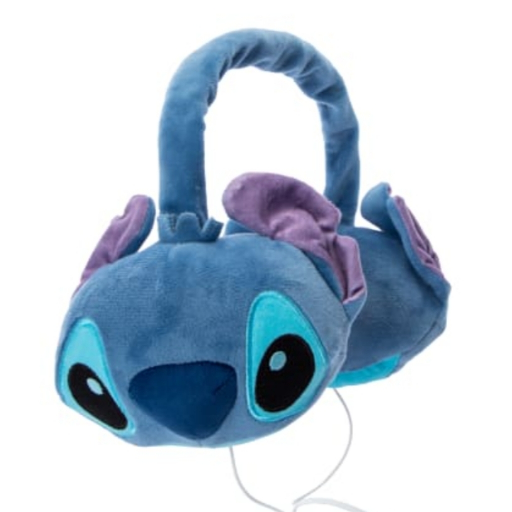 Disney Headphones | Disney Classics Stitch Plush Wired Headphones | Color: Blue | Size: Os
