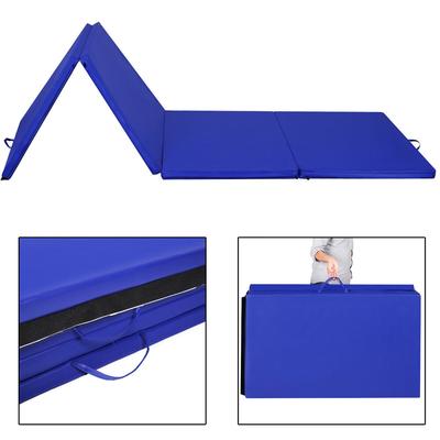 4'x10'x2'' Gymnastics Mat Folding Anti-Tear Gymnastics Panel Mats