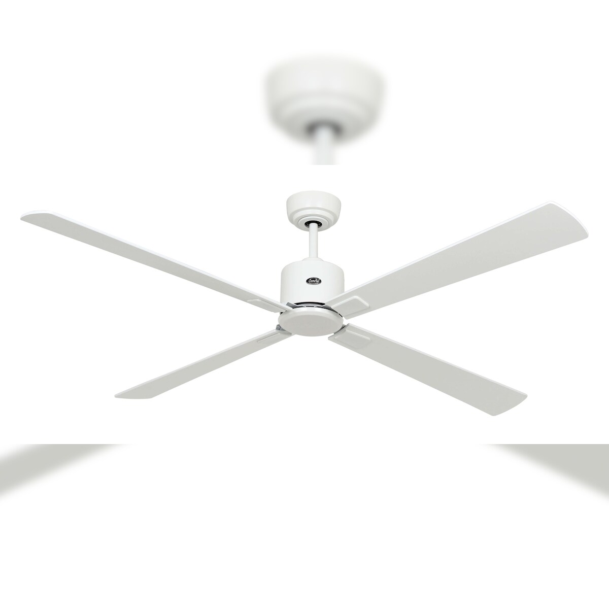 CasaFan ECO NEO III Deckenventilator mit WLAN, 152 cm, 943333 W, weißer Motor / weiße und hellgraue Wendeflügel Image