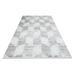 Gray 48 x 40 x 0.4 in Area Rug - Hokku Designs Sahlberg Area Rug w/ Non-Slip Backing Metal | 48 H x 40 W x 0.4 D in | Wayfair