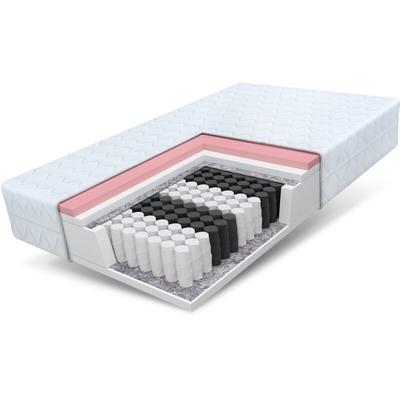 Matratze 140x200 Taschenfederkern Visco Memory 7 Zonen memory 24 cm Bett H2 H3 Image