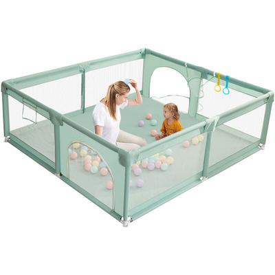 Insma - Baby Laufgitter Laufstall Absperrgitter 150D 160x200cm mit Aufbewahrungstasche Image