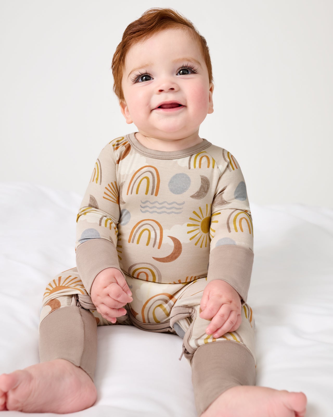 Desert Sunrise Crescent Zippy - Newborn
