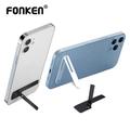 Fonken Supporto per telefono cellulare invisibile ultrasottile Supporto da tavolo Supporto per telefono in metallo pieghevole per I-Phone Samsung Huawei Xiaomi