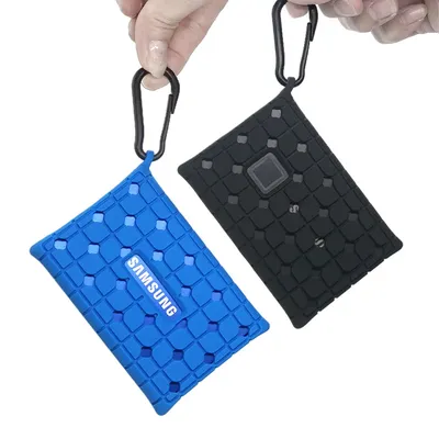 Portable SSD PSSD Sleeve skin Hard Disk Hard Drive Protective Cover Anti-fall Silicone Case For