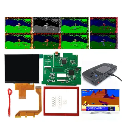 High Light 3.5inch 640*480 Retro Pixel HD IPS Backlight LCD Display Kit For SEGA Game Gear GG