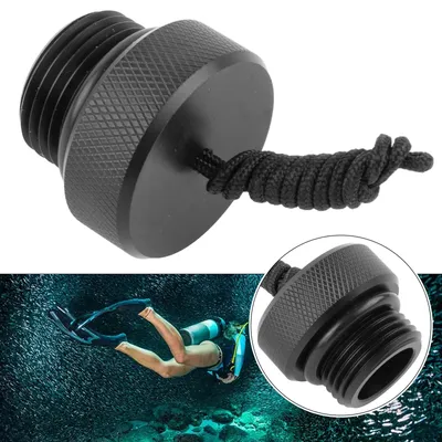 1Pc Tank Valve Dust Plug Scuba Diving First 1st Stage DIN Regulator Threaded Dust Cap Cover